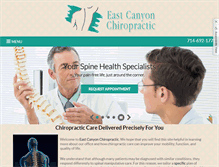 Tablet Screenshot of eastcanyonchiro.com